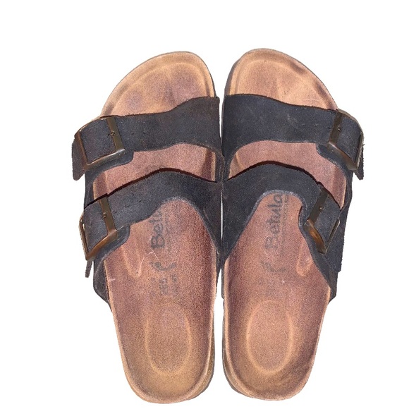 BETULA BY Birkenstock brown suede sandals women’s size 10 - Picture 1 of 13